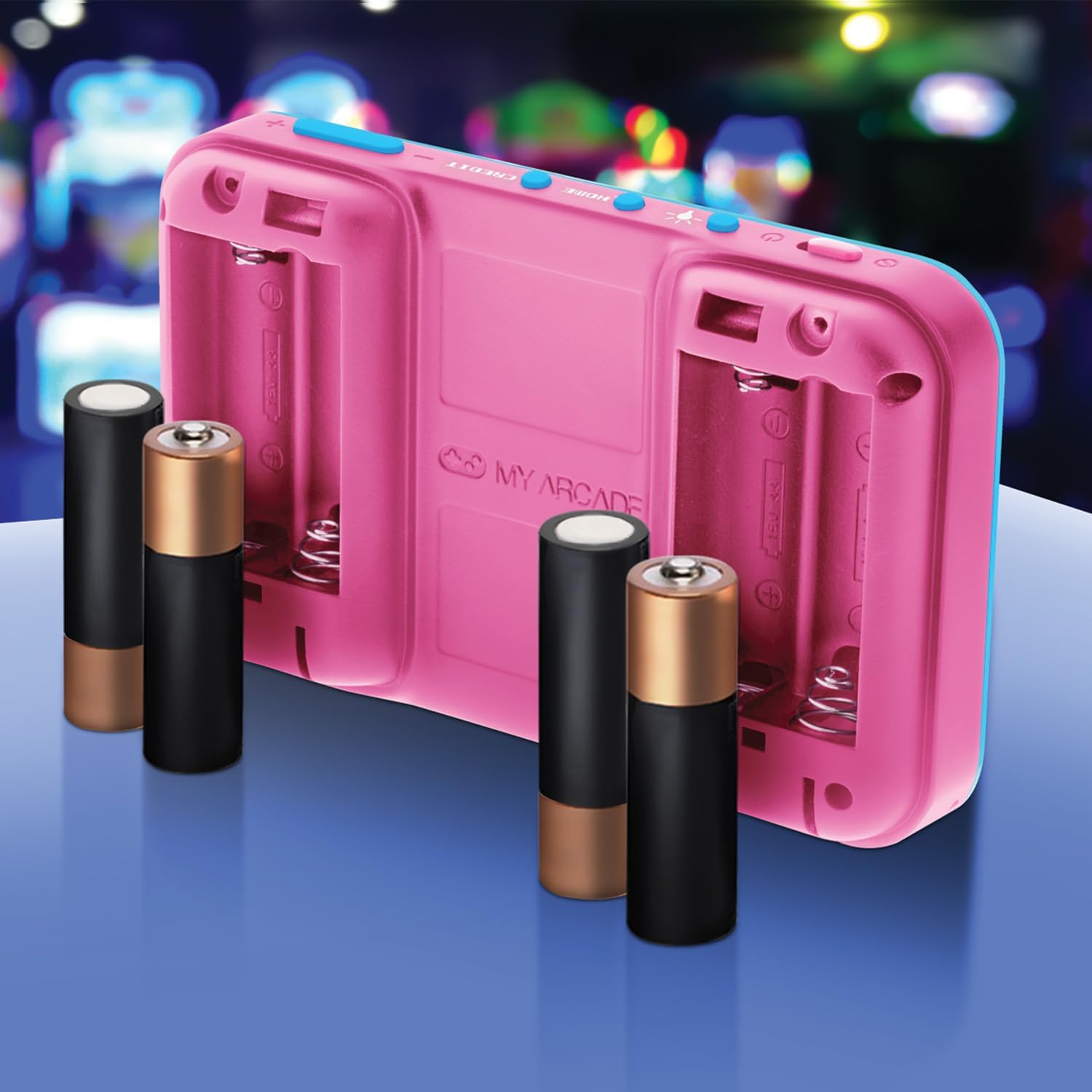 My Arcade Handheld (2.75") Pocket Player Pro Ms PAC-MAN (Pink & Blue)
