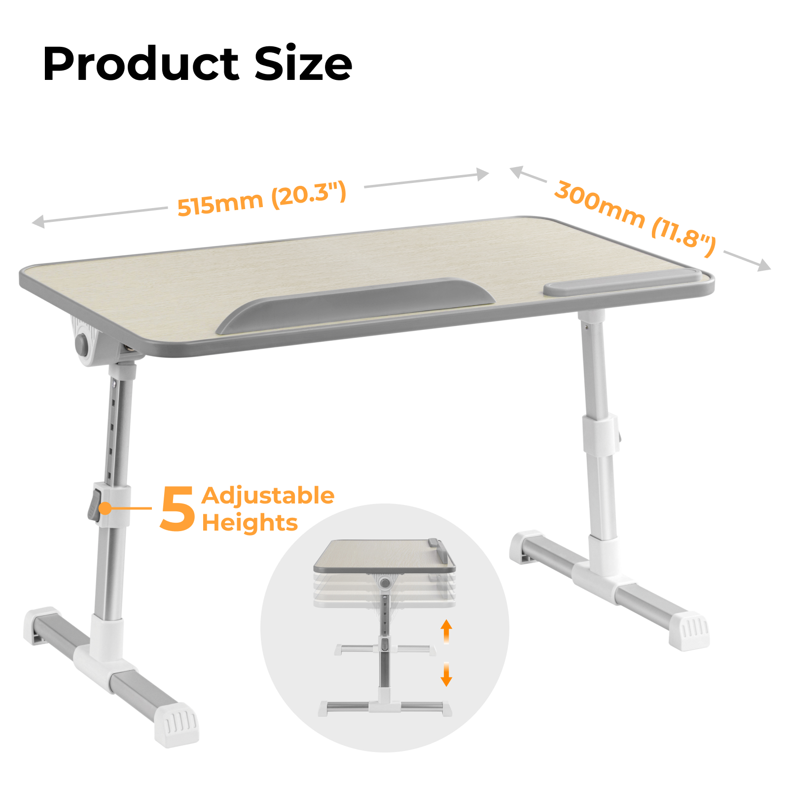 Lumivida Computer Tray Desk Multi-Purpose Foldable Ergonomic LPD01-6