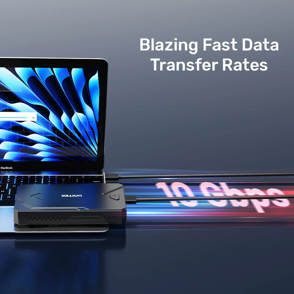 Unitek USB-C M.2 NVMe & 2.5'' SATA 10Gbps Dual Enclosure S1229C