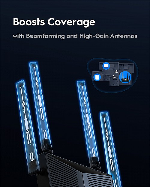 Cudy Router BE3600 Dual Band 2.5G Wi-Fi 7 Mesh VPN WR3600H