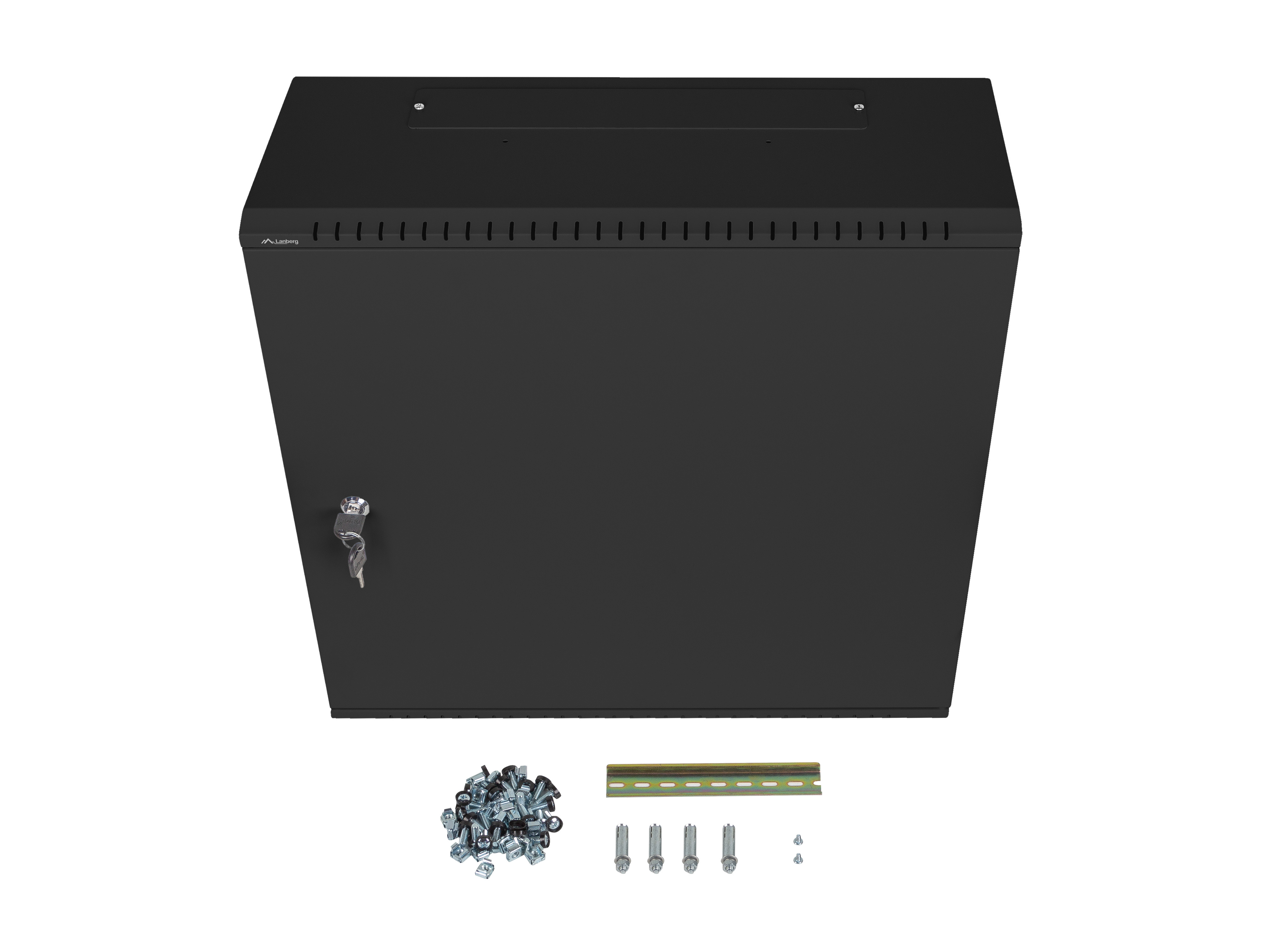 Lanberg Wall Rack 19'' Low Profile 6U+3U Assembled Black Z34159
