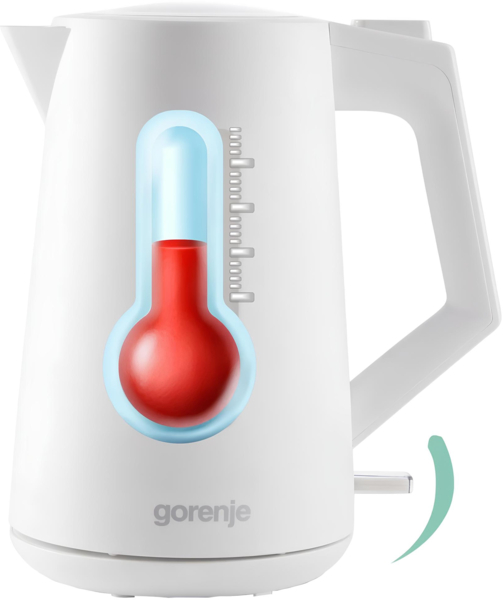 Gorenje Kitchen Kettle 2200W 1.7L K17OPW White