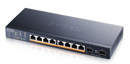 Zyxel 10-Port 2.5G Multi-Gig PoE Cloud Managed Switch, 8 x PoE 130W XMG1915-10EP