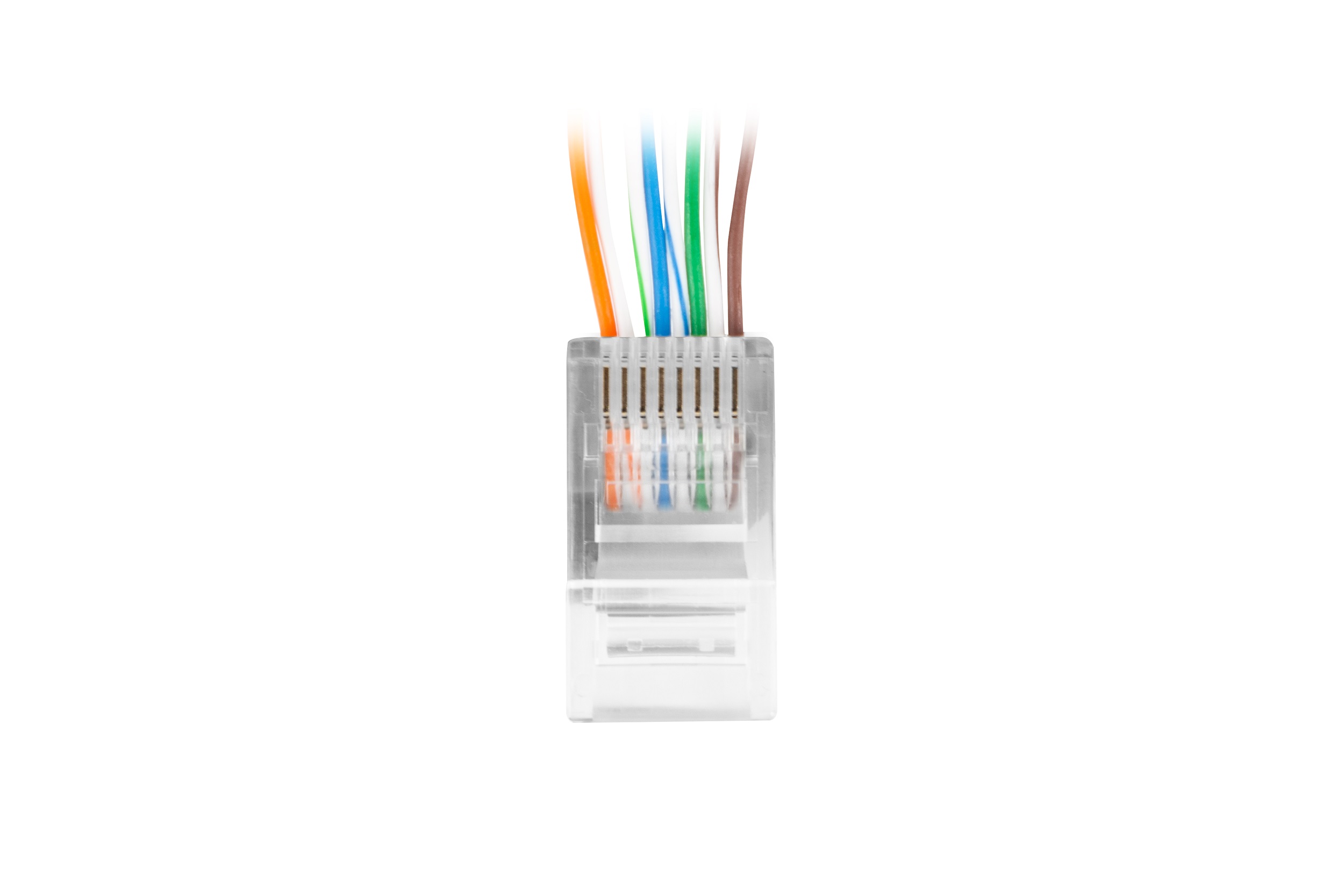 Lanberg CAT6 UTP Passthrough RJ45 Ethernet EZ Plugs (20PCS)