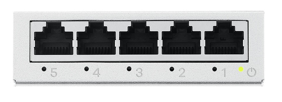 Zyxel Switch Gigabit Ethernet 5-Port Metal with QoS UK Plug GS-105BV5