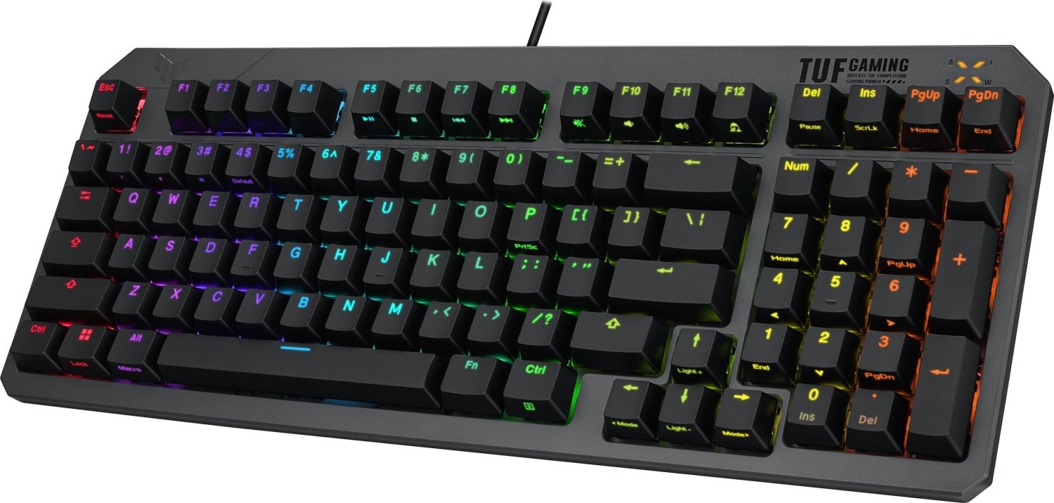ASUS TUF Gaming K3 GEN II Mechanical Gaming Keyboard 97 Red Keys IP57 Waterproof