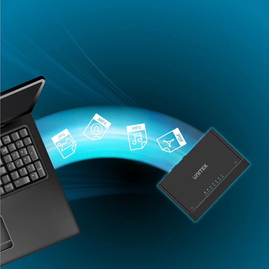 Unitek SolidForce+ USB3.2 M2 NVMe Enclosure w/ SATA III Adapter S1222A