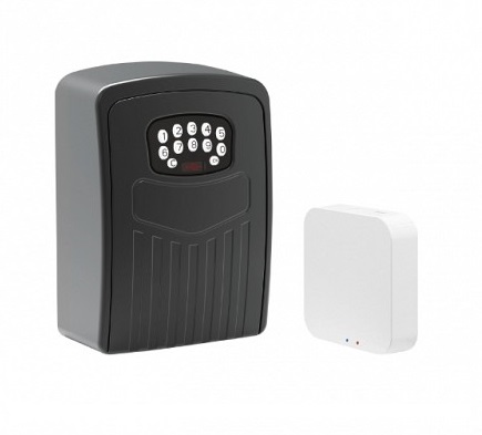 GBC HeyBox Smart Key Safe Box controlled via APP, with Keypad, Battery Powered
