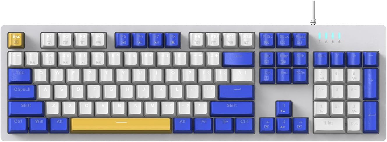 Thunderobot K104 Mechanical Gaming Keyboard 104 Brown Switch Keys