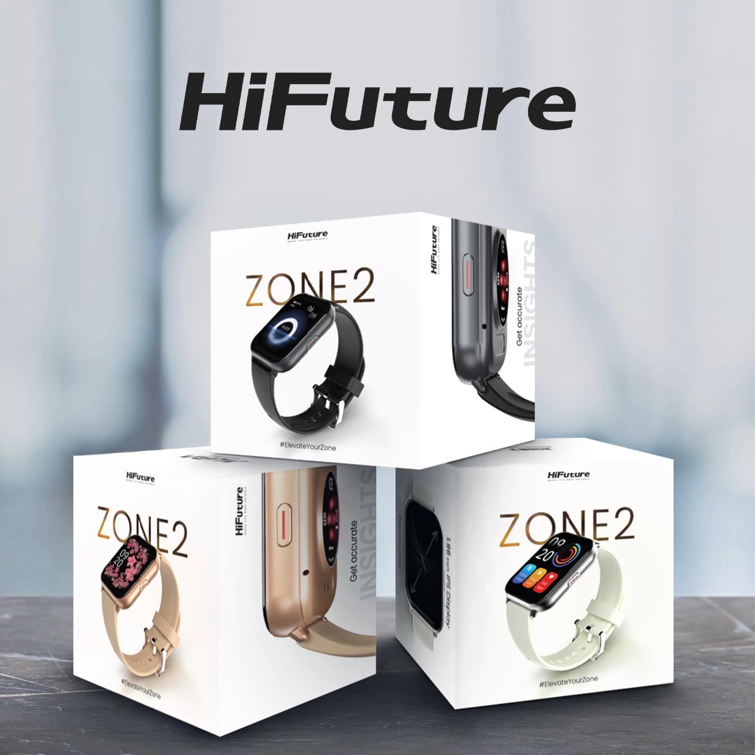 HiFuture Fashion SmartWatch ZONE2 Pink/Gold