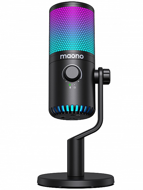 Maono Microphone Desktop Condenser USB Controllable Lights DM30RGB