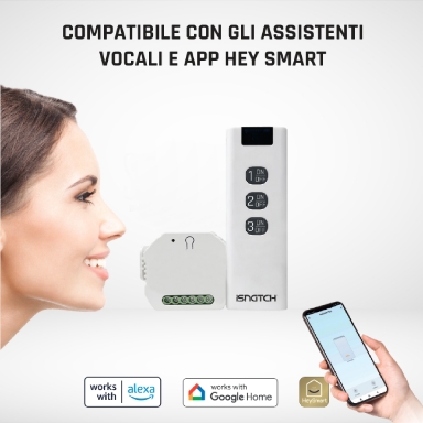 GBC HeySwitch+ Smart WiFi Module Kit for Lighting with Remote Control