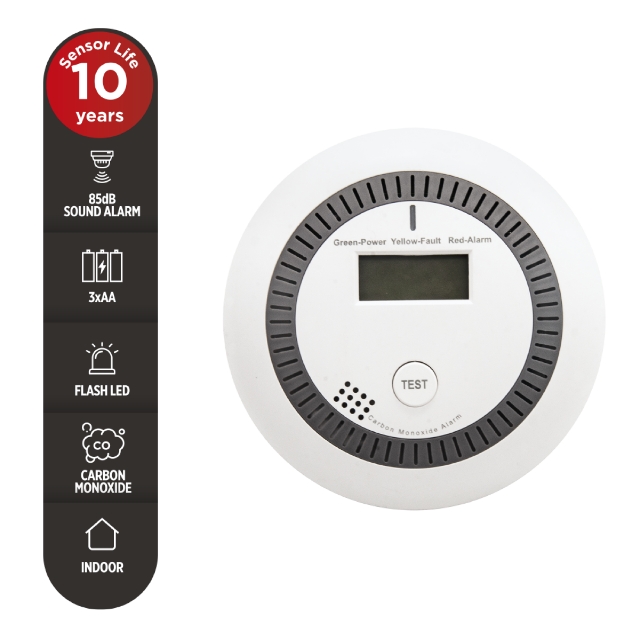 GBC iSnatch Carbon Monoxide Detector with Display