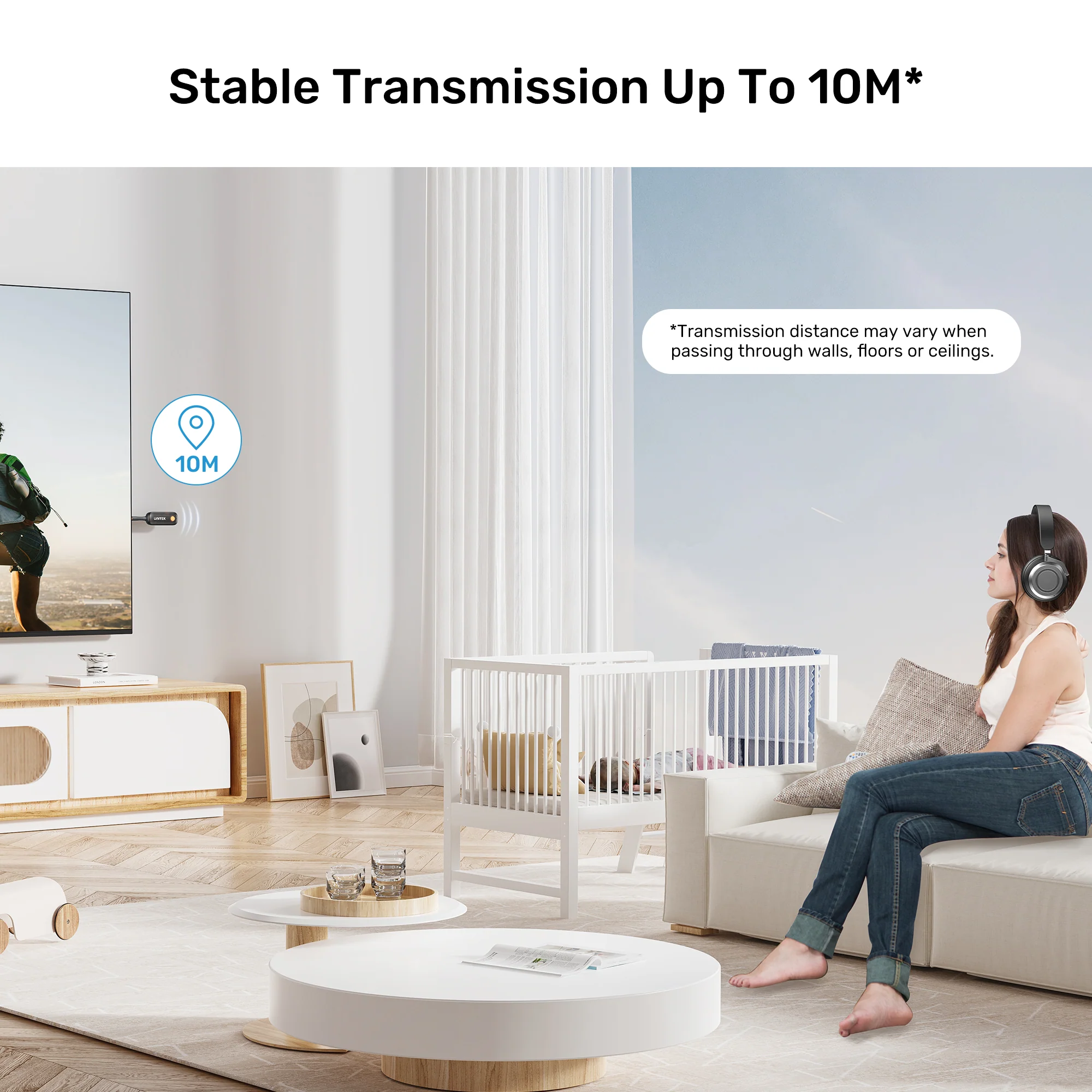 Unitek Audio 3.5mm to Bluetooth 2in1 Transmitter & Receiver B1111A