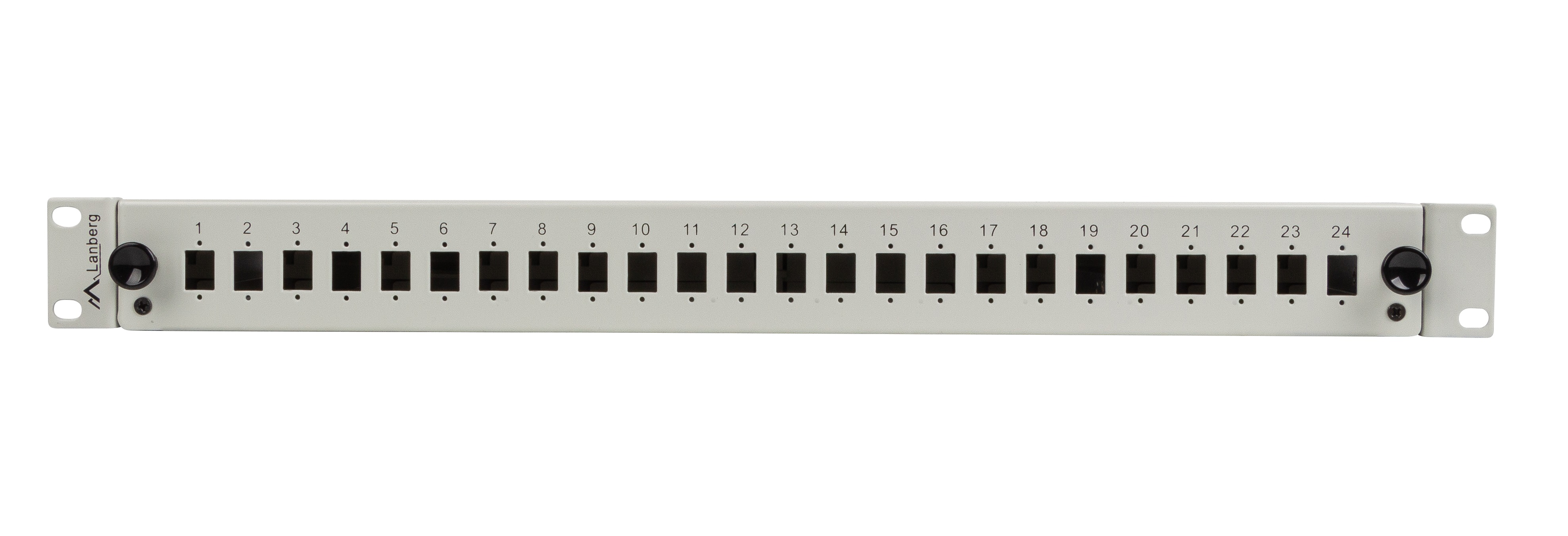 Lanberg Fiber Optic ODF for 24xSC Simplex or 24xLC Duplex Adapters R/M Metal Grey