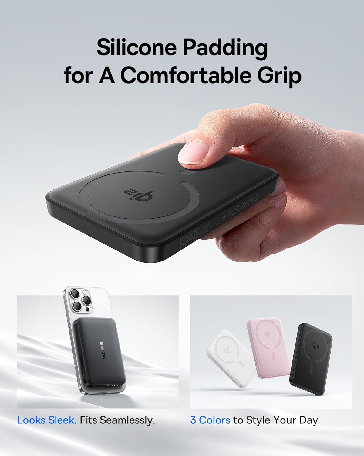 Baseus Powerbank Wireless 22.5W 10000mAh Qi2 EnerFill FM12 Black