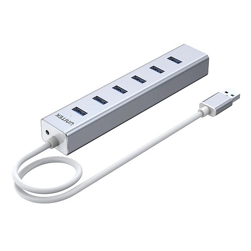 Unitek USB-A Hub 7-Port USB3.0 Incl 5V2A Power Adaptor Y-3090