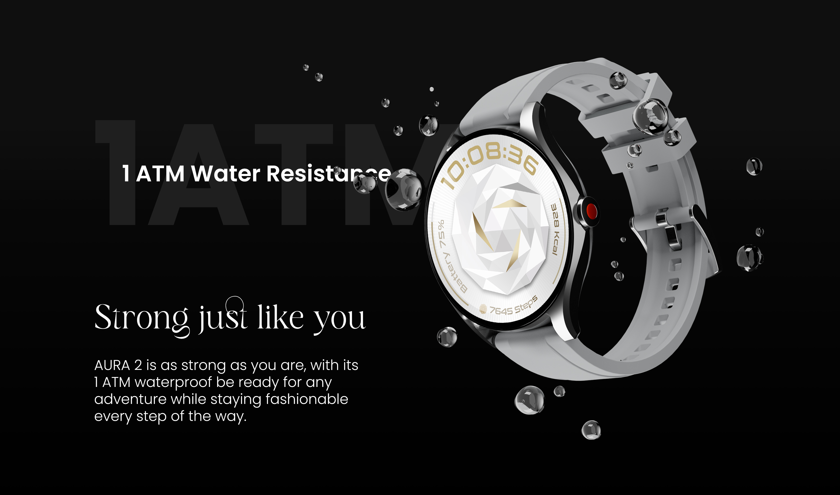 HiFuture Lifestyle SmartWatch AURA 2 Rose Gold