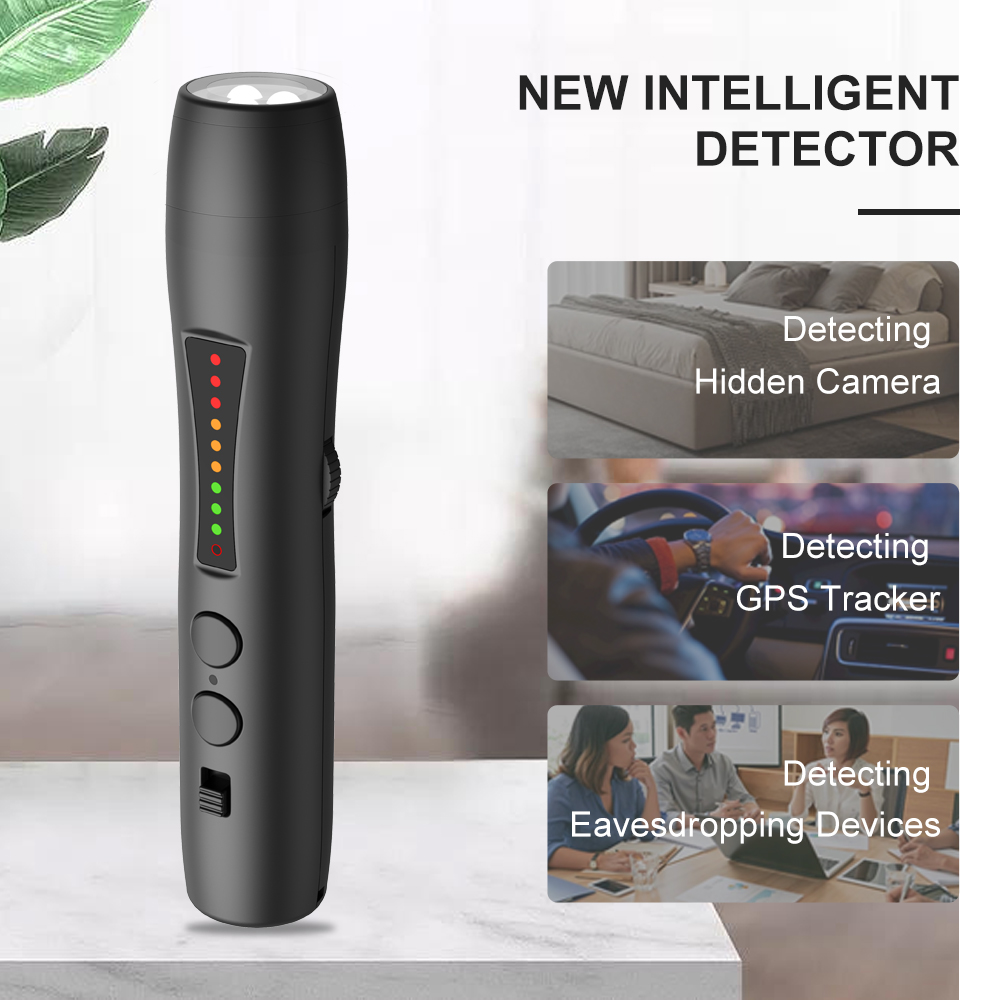 Noyafa Anti-Spy 3-In-1 Infrared Detector for Hidden Cameras, GPS Trackers, RF Bugs JMS-110