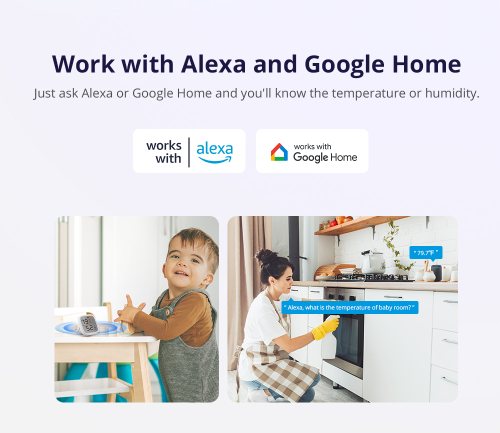 SONOFF Zigbee LCD Smart Temperature Humidity Sensor SNZB-02D