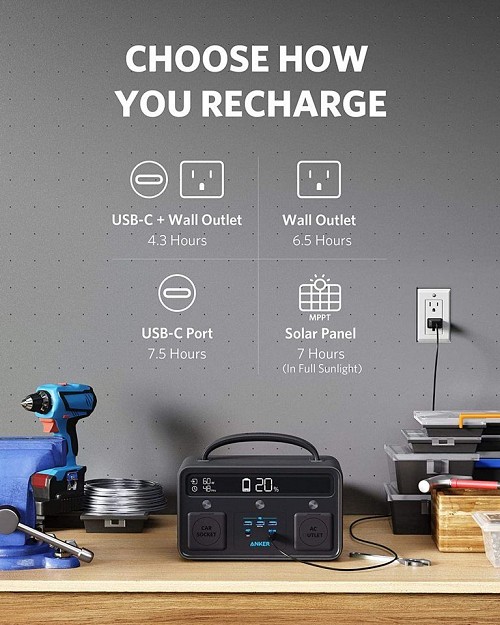 Anker PowerHouse II 400 Portable Power Station 388Wh USB-C Power Delivery