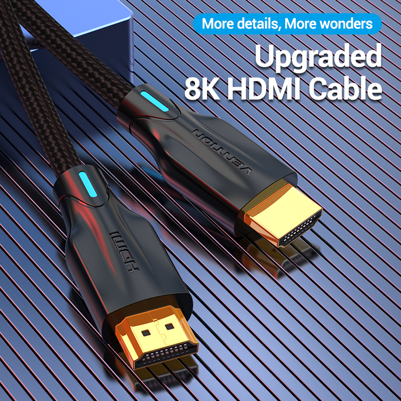 Vention HDMI Cable 2.1 8K Braided 2.0m AAUBH