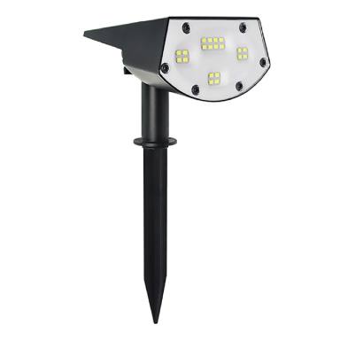 REXER Outdoor Natural White IP65 LED Solar Spotlight with Spike 2000mAh