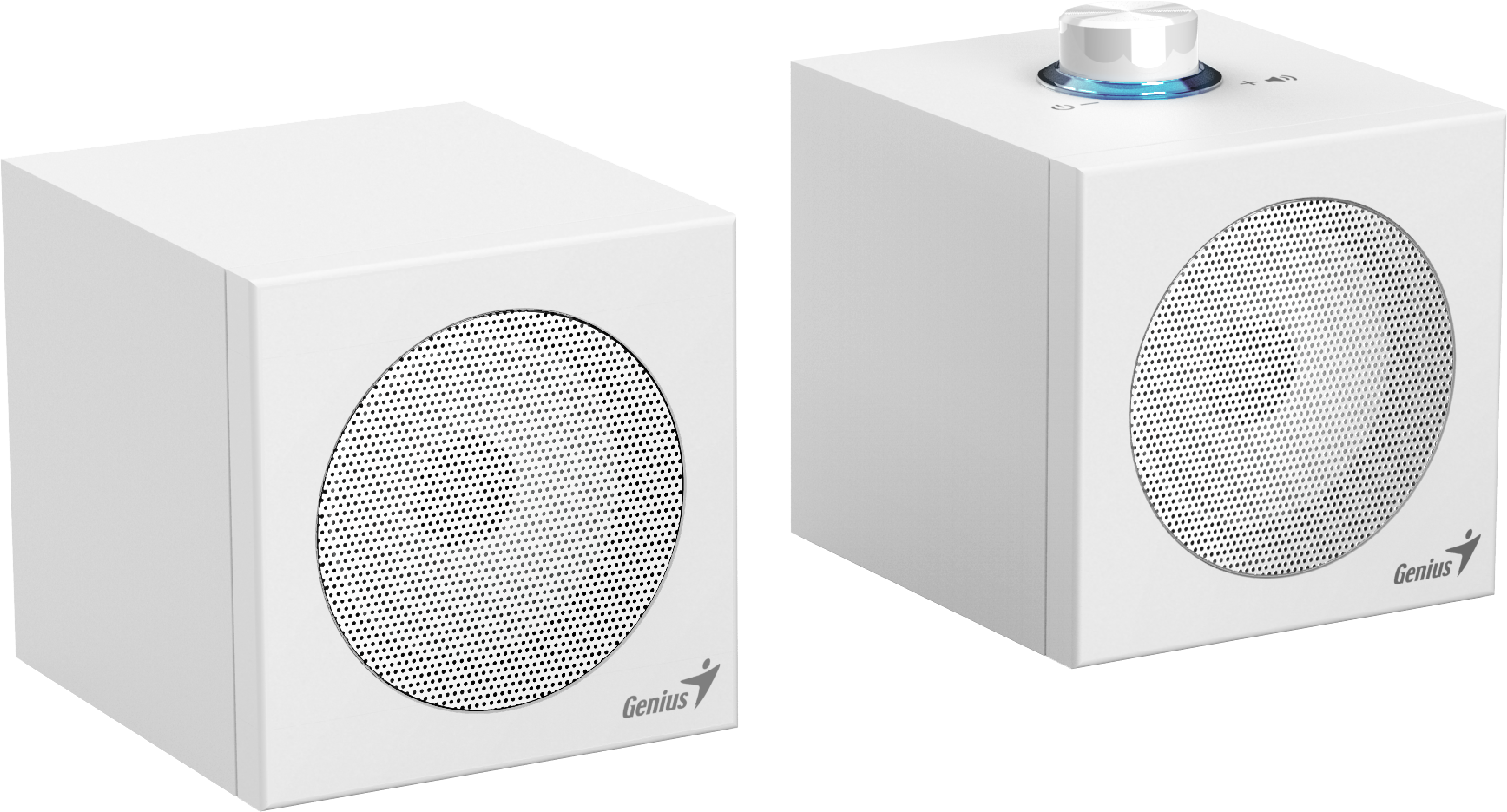 Genius PC Speakers 2.0 USB Audio 4W RMS USB-A+C SP-HF300U White