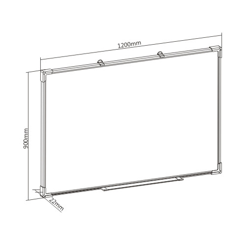 Lumivida Whiteboard Magnetic Dry-Erase Wall-Mounted Large WB02-1