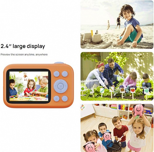 SJCAM Funcam+ Dual Screen Kids Action Camera FHD30FPS 44MP