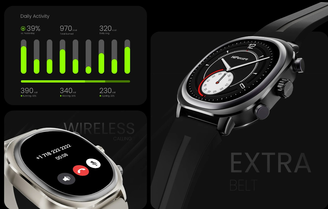 HiFuture Lifestyle SmartWatch AIX Lite Silver/Grey