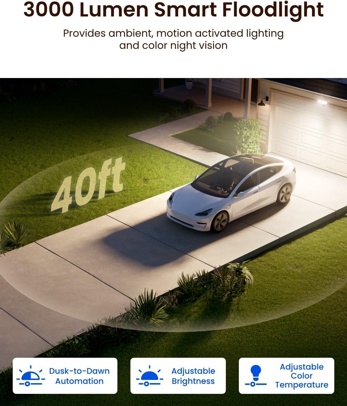 Reolink WIFI Outdoor PTZ Camera 4K Trackflex Floodlight 240v