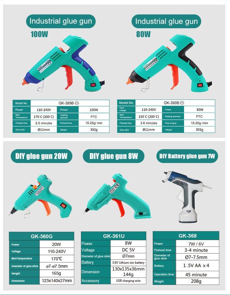 Proskit Guns Hot Glue Gun 100W GK-389