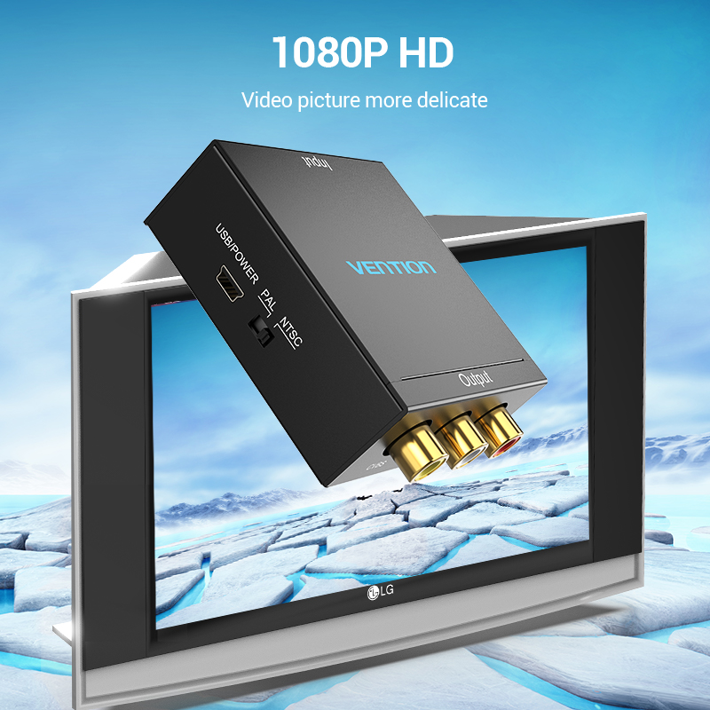 Vention Converter HDMI to 3RCA USB Powered AEEB0