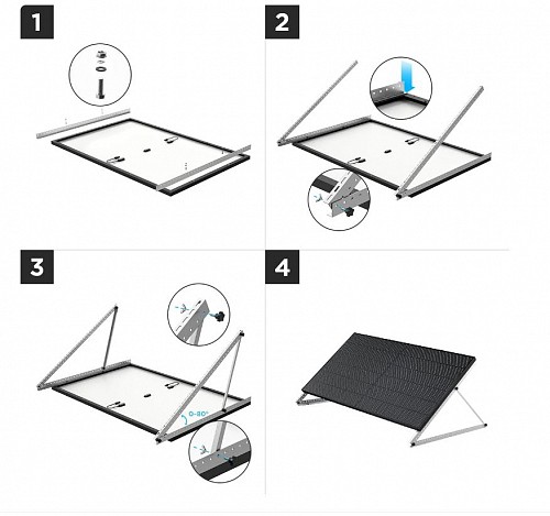 EcoFlow Solar Panel Adjustable Mount Bracket (400W)