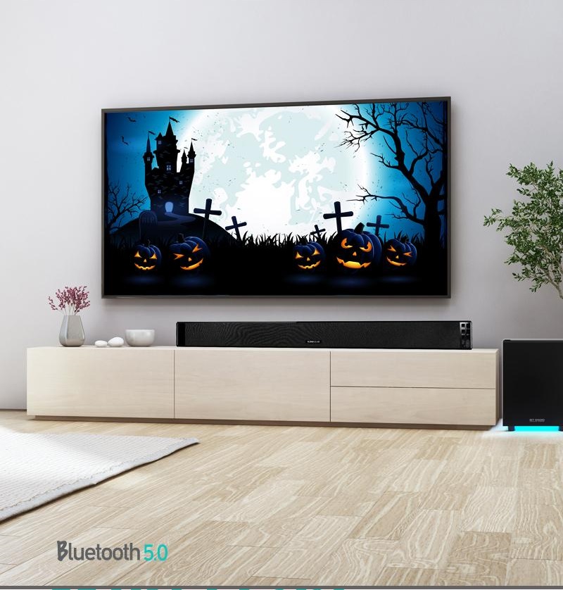 SonicGear BT-5500 160W Soundbar with Wireless SubWoofer BT-USB-FM-HDMI