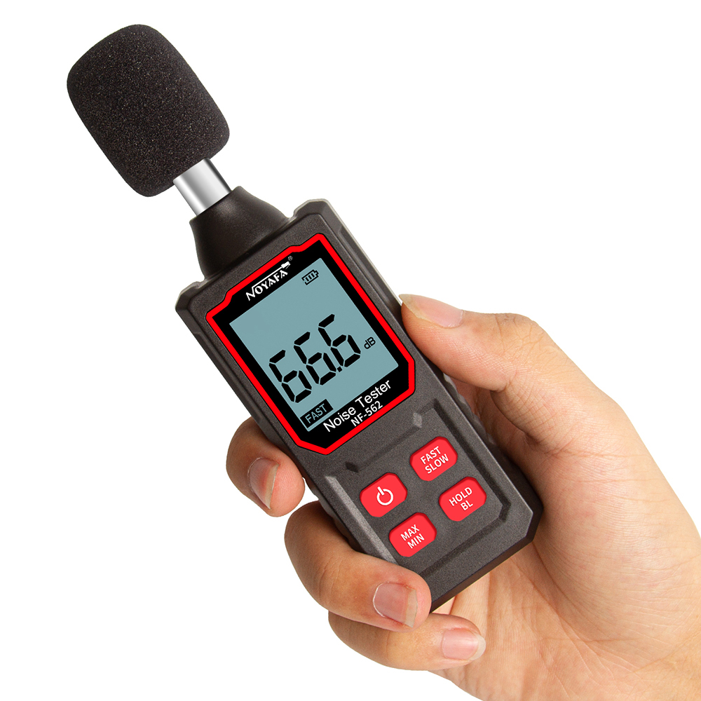 Noyafa Sound Level Meter with Accurate A-Weighted Measurement  & LCD Display NF-562