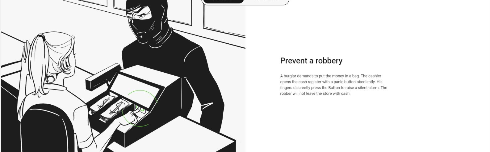 AJAX Wireless Panic Button-Remote Control