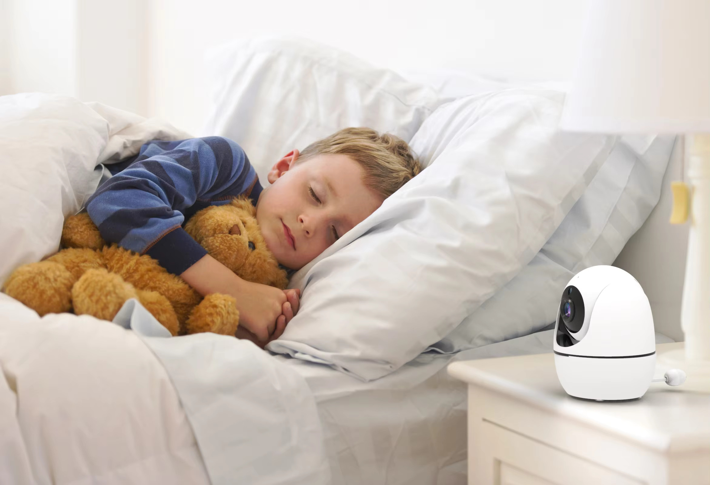 Bonoch BBM12 Portable Baby Monitor 3.2'' and PT Camera with Audio