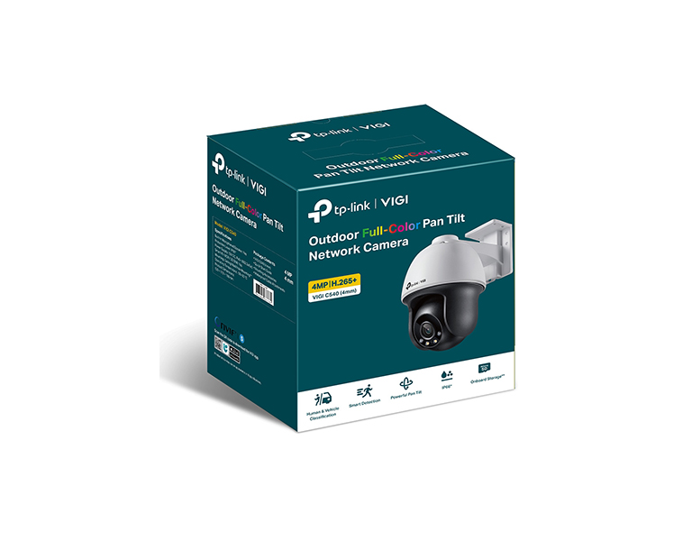 TP-LINK VIGI C540-4 4MP Outdoor Full-Color Pan Tilt Network Camera ( 4mm )