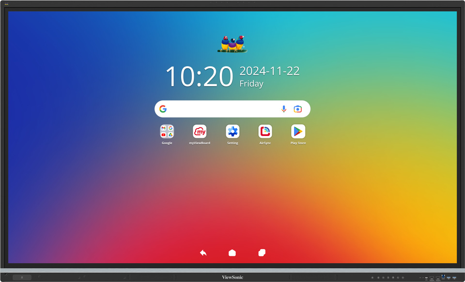 Viewsonic Viewboard Interactive Display Touch 75" 4K Android14 NFC,Palm Rejection EDLA PlayStore IFP7551