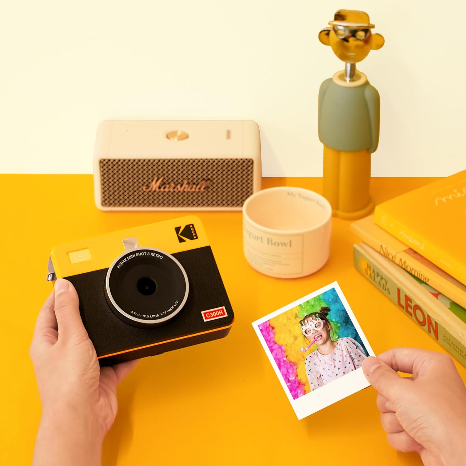 Kodak Instant Camera RETRO Mini Shot 3 Yellow 3x3 (8 sheets)
