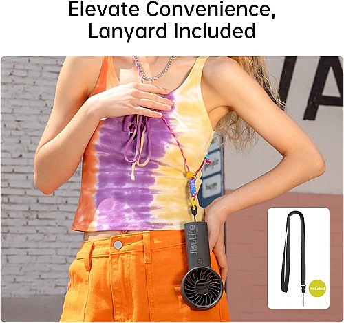 Jisulife Portable Personal Fan LIFE 4 Grey