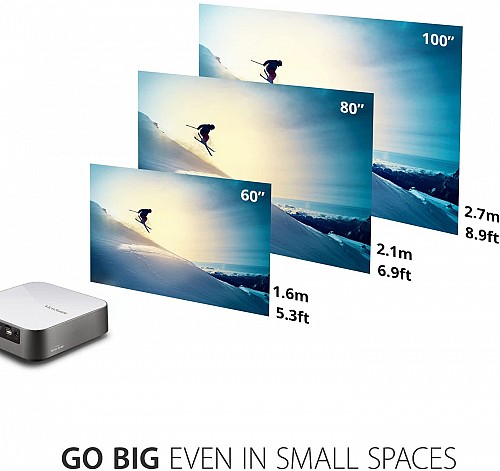 Viewsonic M2e Full HD Portable LED Projector Smart WiFi, BT, Harman Kardon Speakers
