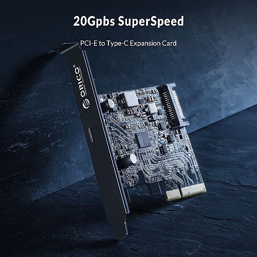 Orico PCI Express Card 1xUSB-C 3.2 Gen2 PE20-1C