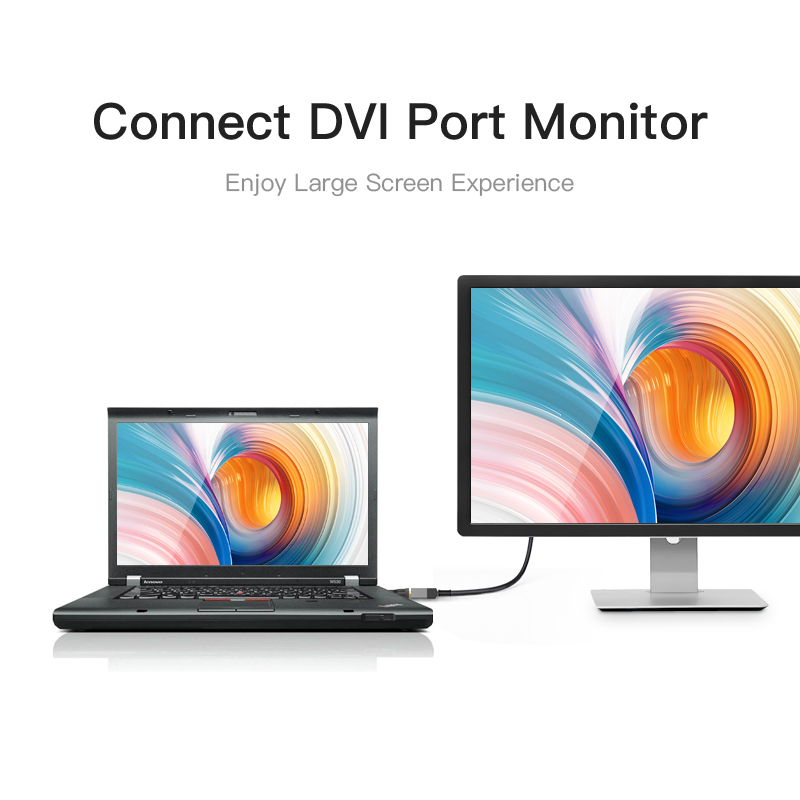 Vention HDMI Adaptor Male to DVI Female 24+5 Bi-Direction ECCB0
