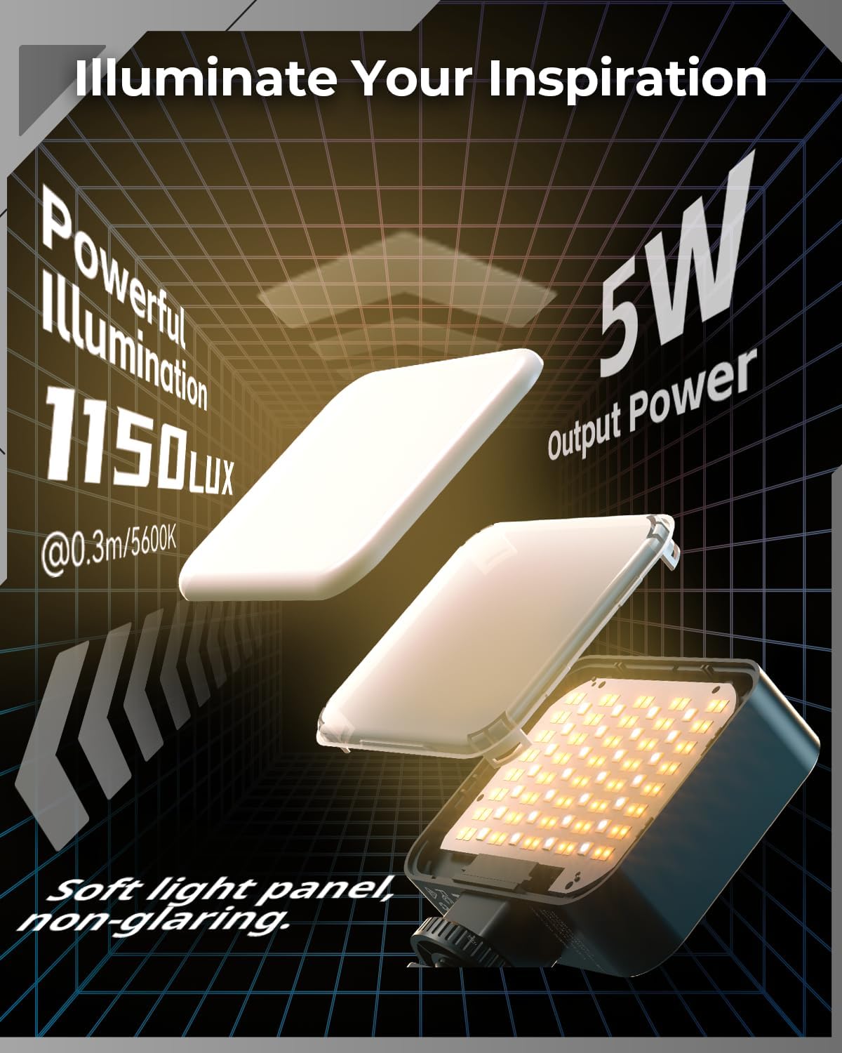SMALLRIG Vibe P108 Pro RGB Video Light