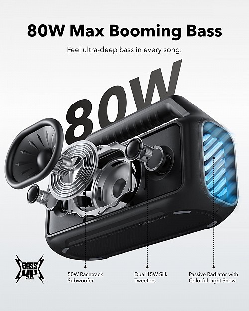 Anker Soundcore Speaker 80W BT IPX7 Boom 2 Black