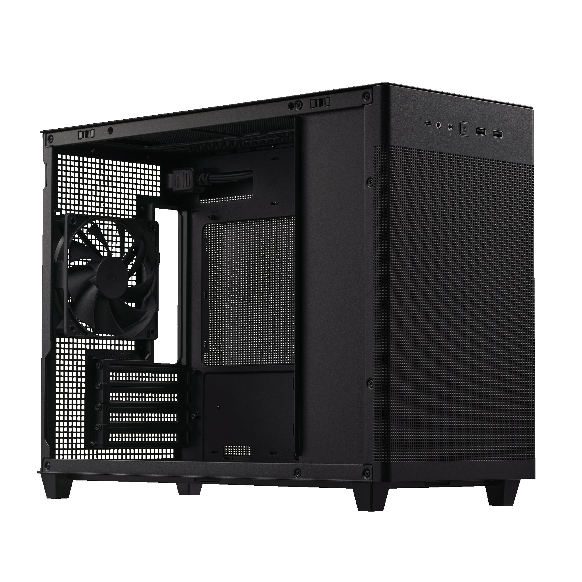 ASUS PC Case mATX Mesh Panel USB-C PRIME AP201 Black