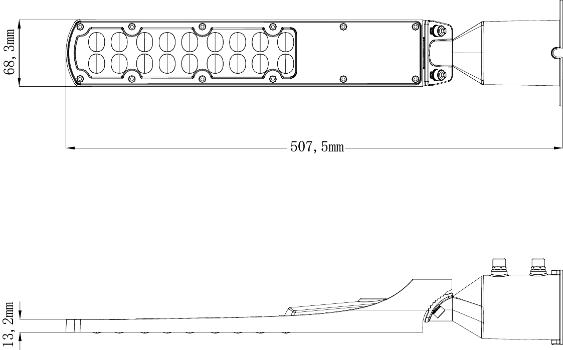 GBC ON STREET 50W Pole mounted LED Outdoor Light
